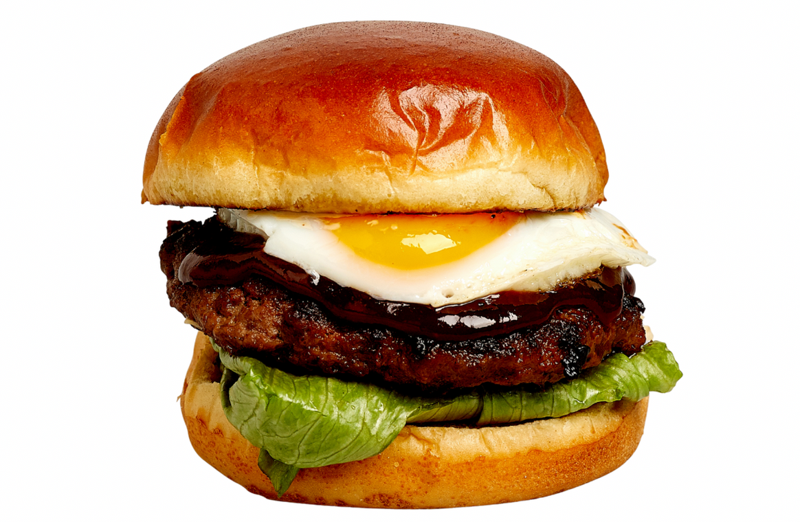 Wagyu burger with fried egg